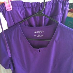 Cherokee Luxe Scrub set