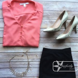Soft Coral Tunic LC by Lauren Conrad