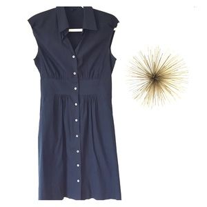 Theory Navy Shirtdress Size 6