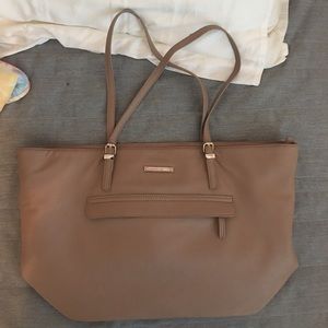 Taupe Nine West tote bag