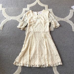 White lace dress