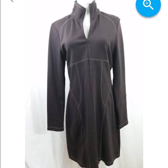 Athleta Ponte Zip Dress. Size M.