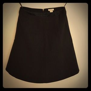 Black j crew skirt