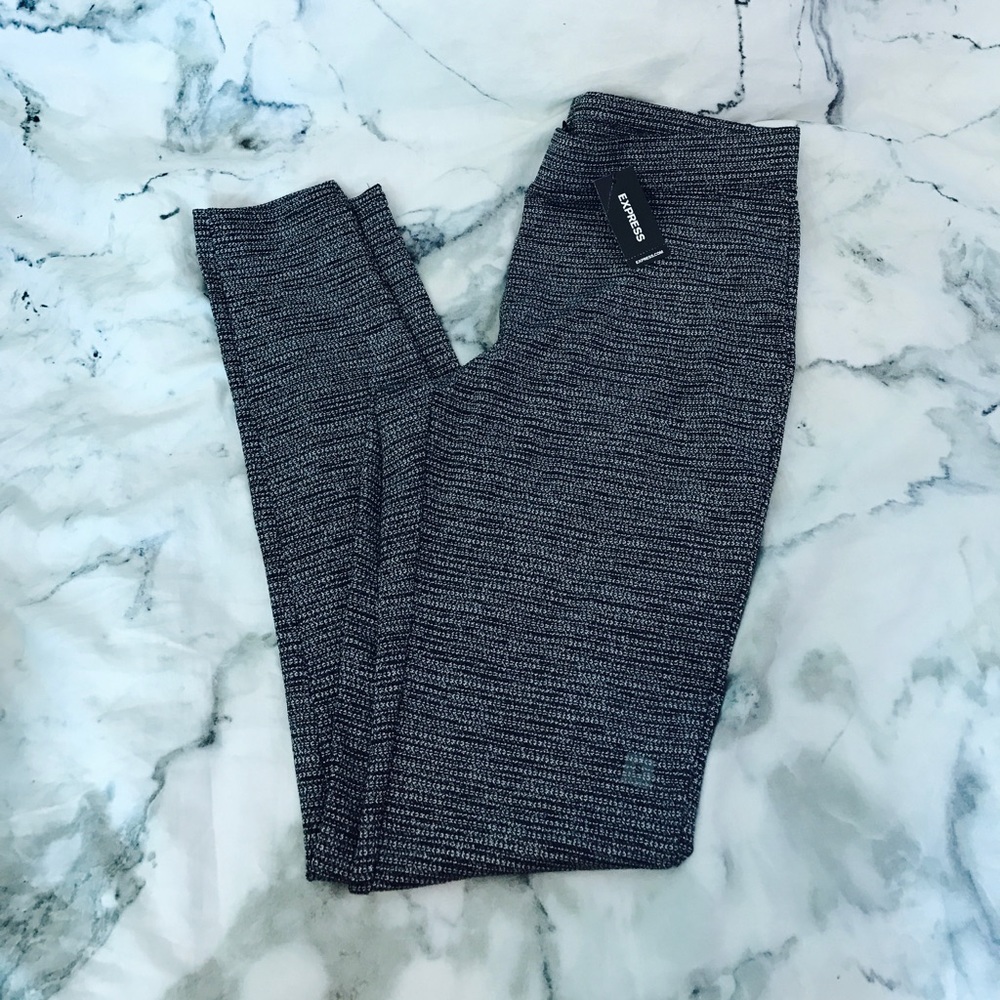 EXPRESS GRAY&BLACK LEGGINGS
