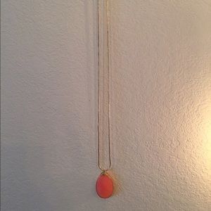 Pink pendant necklace