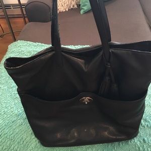 Coach Leather Tote Bag Large