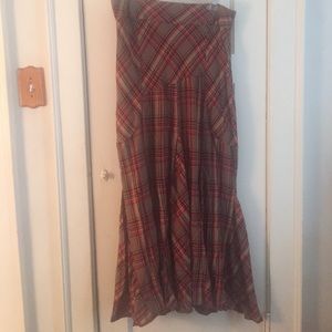 Free People Fit and Flare Maxi Skirt