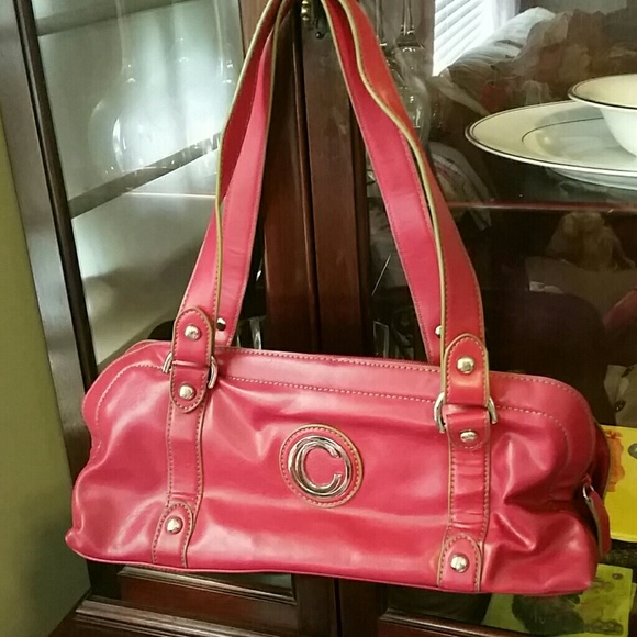 Nine West! Very cute pink & green bag.
