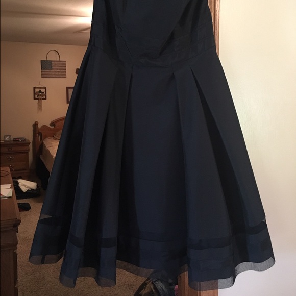 Black Strapless Dress - Picture 2 of 4