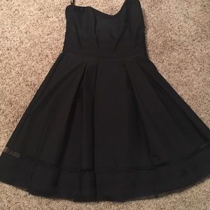 Black Strapless Dress