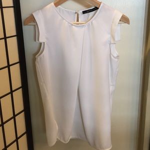 Zara white blouse