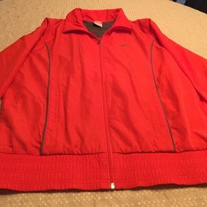 Orange Nike, Lightweight Windbreaker Jacket