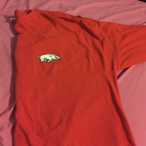 Razorback team jersey and hoodie on hold for trade