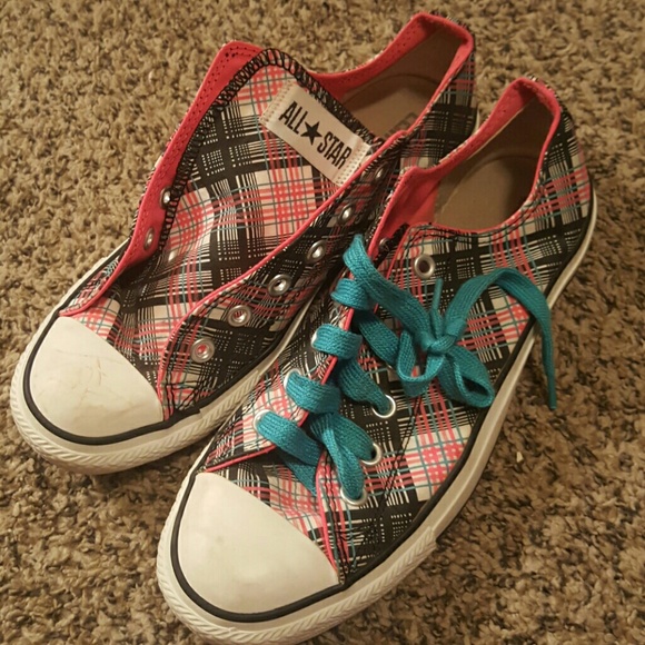 Plaid Converse