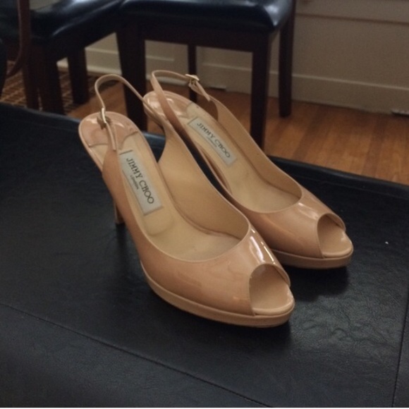 JIMMY CHOO NOVA NUDE PATENT - Picture 3 of 4