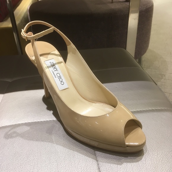 JIMMY CHOO NOVA NUDE PATENT - Picture 2 of 4