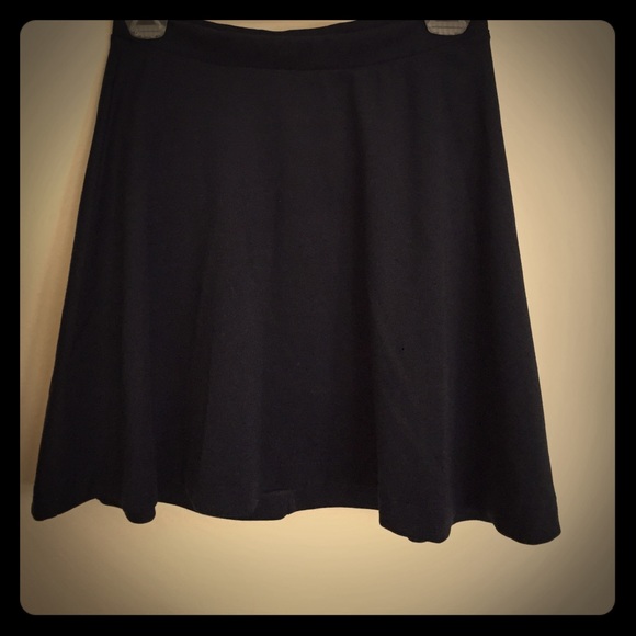 Navy circle skirt