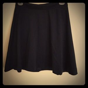 Navy circle skirt