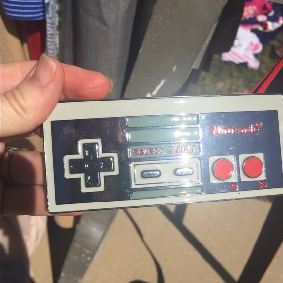 Nintendo belt buckle and belt