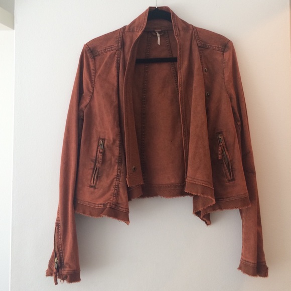 Free People drape front jacket