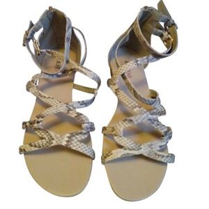 Snakeskin sandals