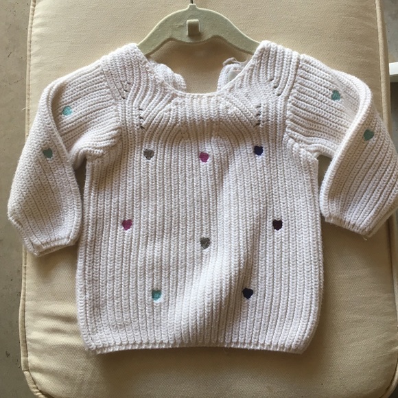 Peek Cream Heart sweater