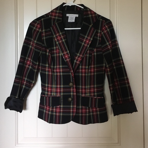 Retro plaid blazer - Picture 2 of 4