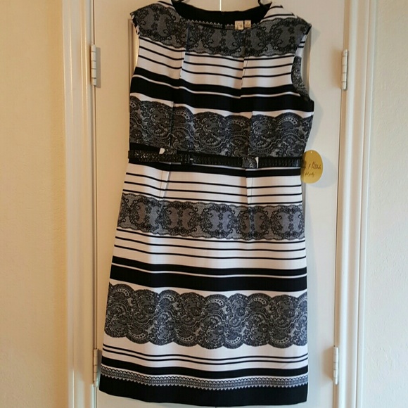 Emma & Michele belted dress