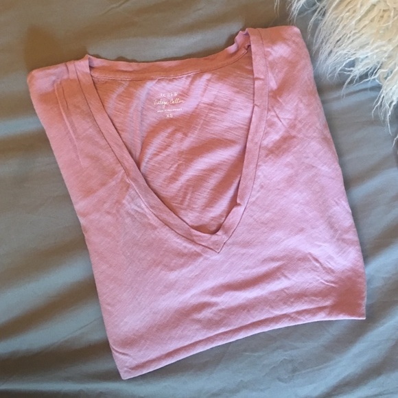 J. Crew vintage cotton v neck