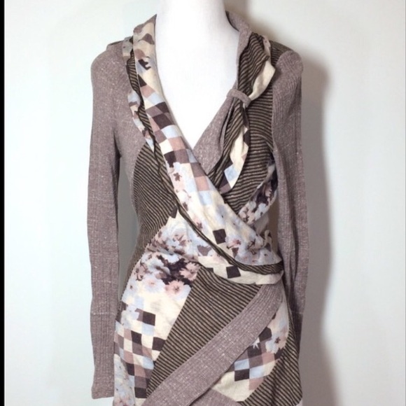 Anthropologie wrap sweater