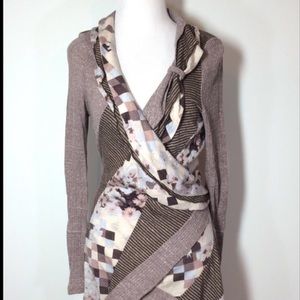 Anthropologie wrap sweater