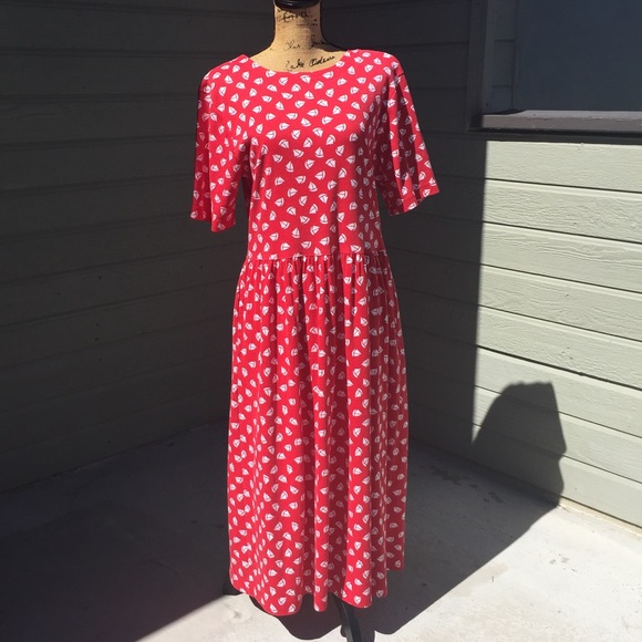 Vintage Style Sailboat Dress