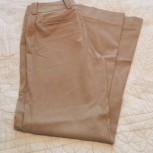 Beige work pants.
