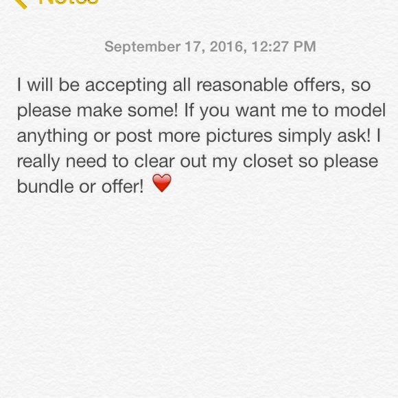 MAKE OFFERS !!