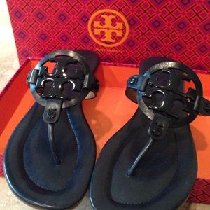 Navy blue Tory burch millers 8