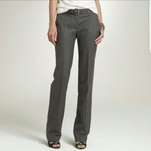 NWOT J.CREW Favorite Fit 100% Wool Trousers in Tan