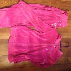 Pink Justice sweatsuit