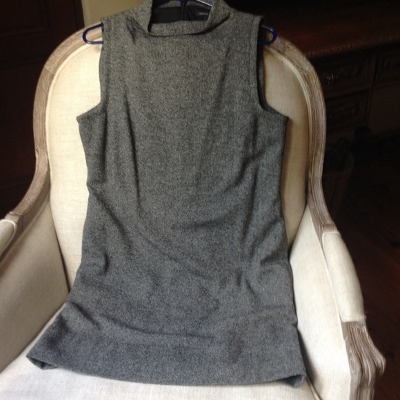 Dark Gray Tweed Dress