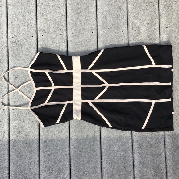 Black and Pink Club Dress - Picture 1 of 3