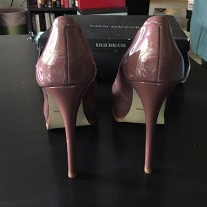 Kelsi Dagger "Linzy" Blush Soft Patent Leather