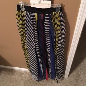 XL Chiffon High Waist Maxi Skirt