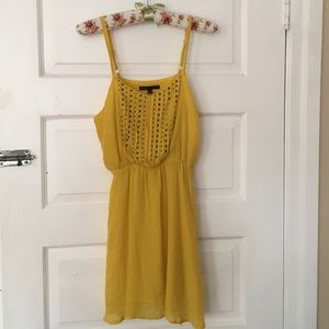 Yellow UO dress