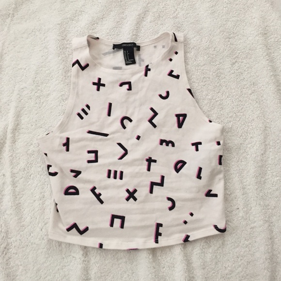 ⚡️🌸 F21 Crop Top