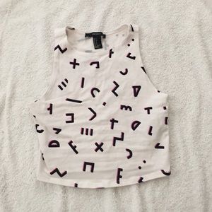 ⚡️🌸 F21 Crop Top