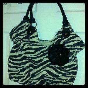 Zebra purse