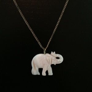 Ivory elephant necklace