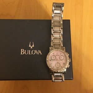 Women's Bulova watch.