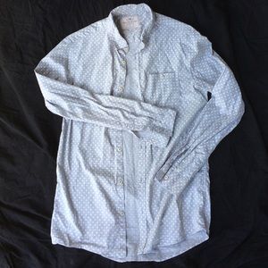 Floral mini-print casual dress shirt