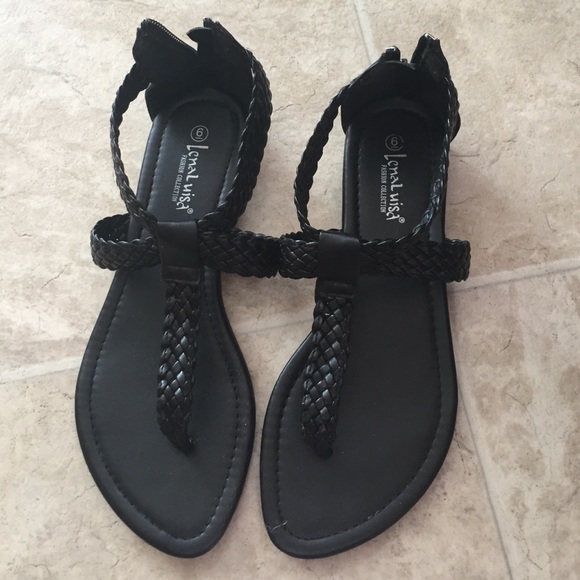 Black sandals