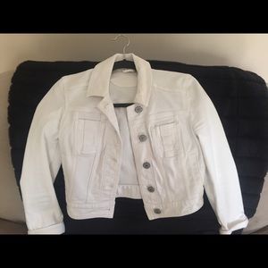 ❗️Final reduction❗️XS Cropped White DenimJacket